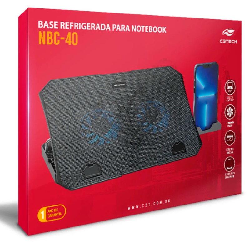 Suporte p/ Note 15,6" NBC-40BK C3Tech