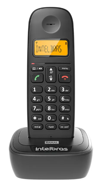 Telefone sem Fio com ID RAMAL TS2511 PTO Intelbras