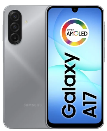 Celular Samsung Galaxy A17 4G 50MP 128GB Cinza