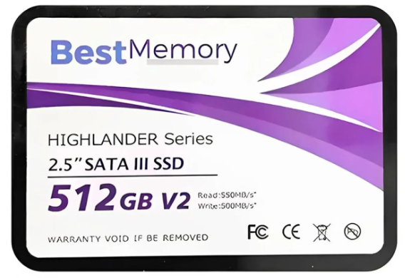 SSD 512GB Sata III Best Memory