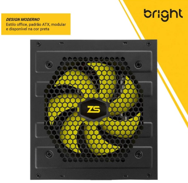 Fonte Real ATX 1000W Modular Automatica Brigth