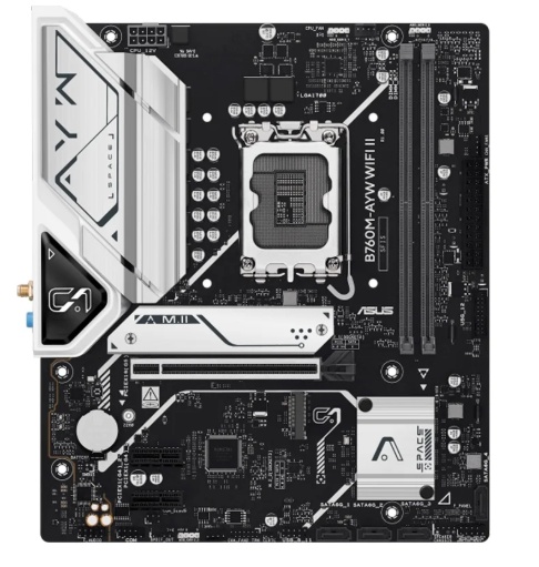 Placa Mãe 1700 12ª/14ª Ger. B760M-A Wifi DDR5 Asus