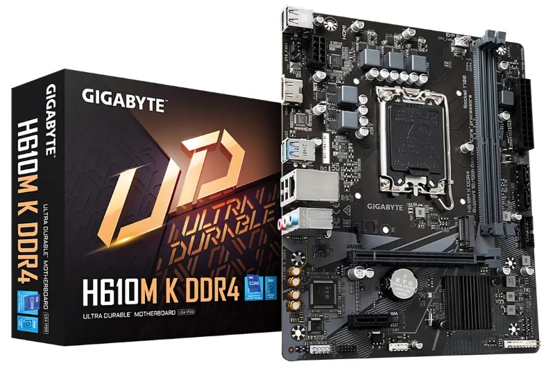 Placa Mãe 1700 12ª/14ª Ger. H610M K DDR4 Gigabyte