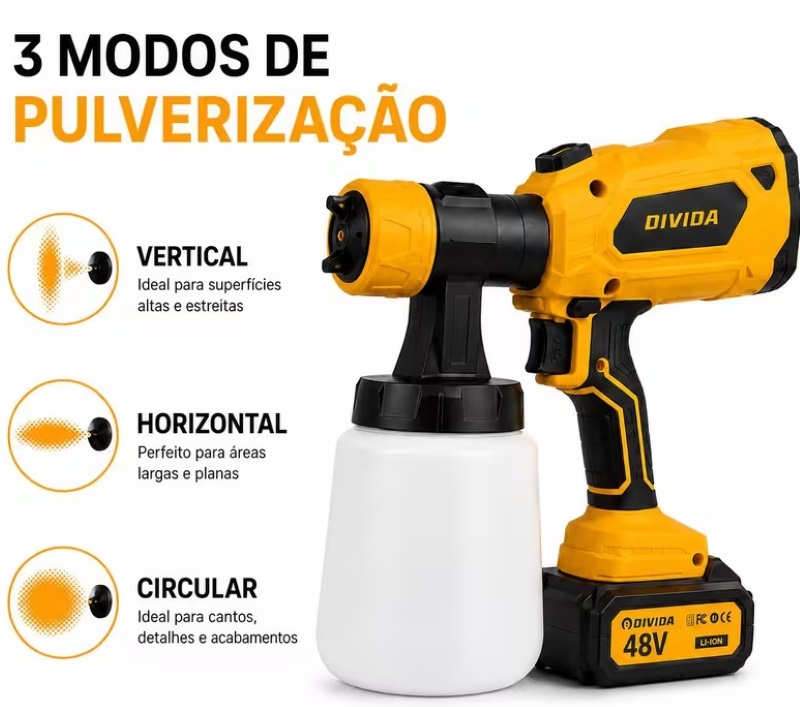 Pistola Pulverizadora Portatil Elétrica OI-5489