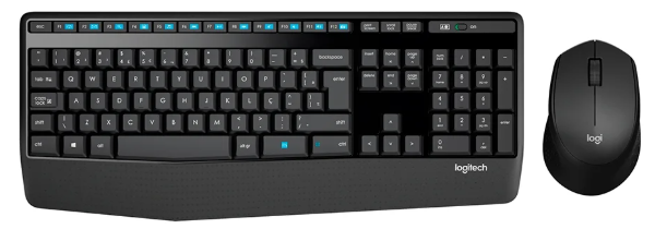 Kit Teclado+Mouse Wireless MK-345 Logitech