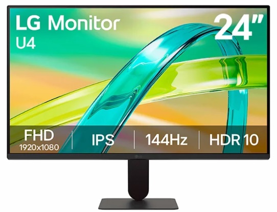 Monitor 24" LED FHD Gamer 144Hz/1ms  24U411B-B LG