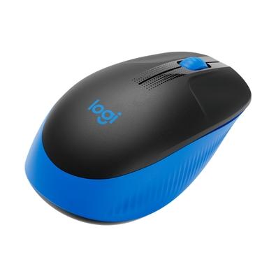 Mouse Wireless M-190 Azul/Cinza Logitech
