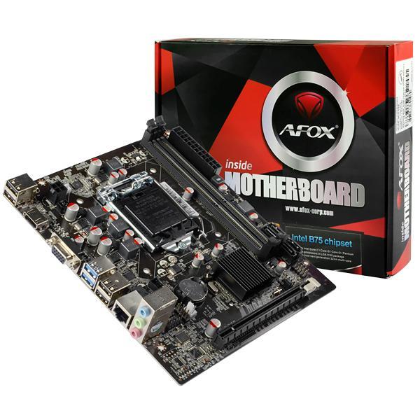 Placa Mãe 1155 IB75-MA5 DDR3 VGA/HDMI AFOX