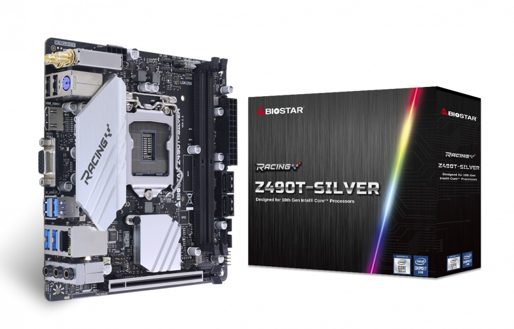 Placa Mãe Mini 1200 10ª Z490T-SILVER DDR4 HDMI