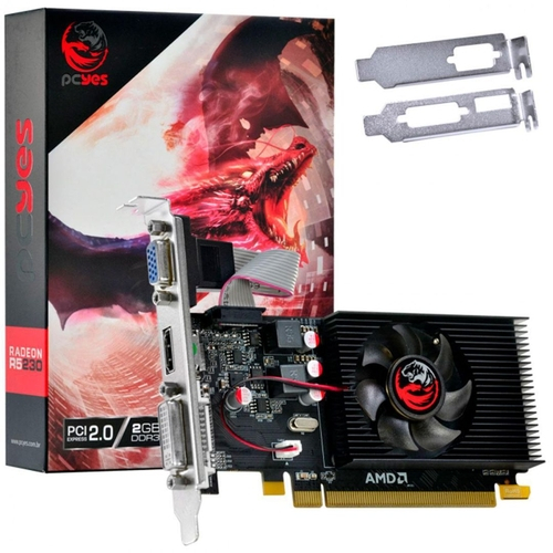 VGA 2GB DDR3 64 Bits PCI-E 2.0 R5 230 PCYes