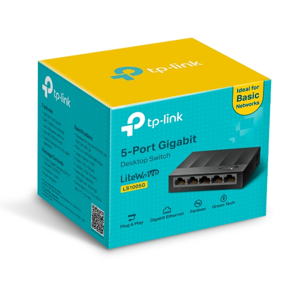 Switch 5 Portas 10/100/1000 LS1005G TP-Link