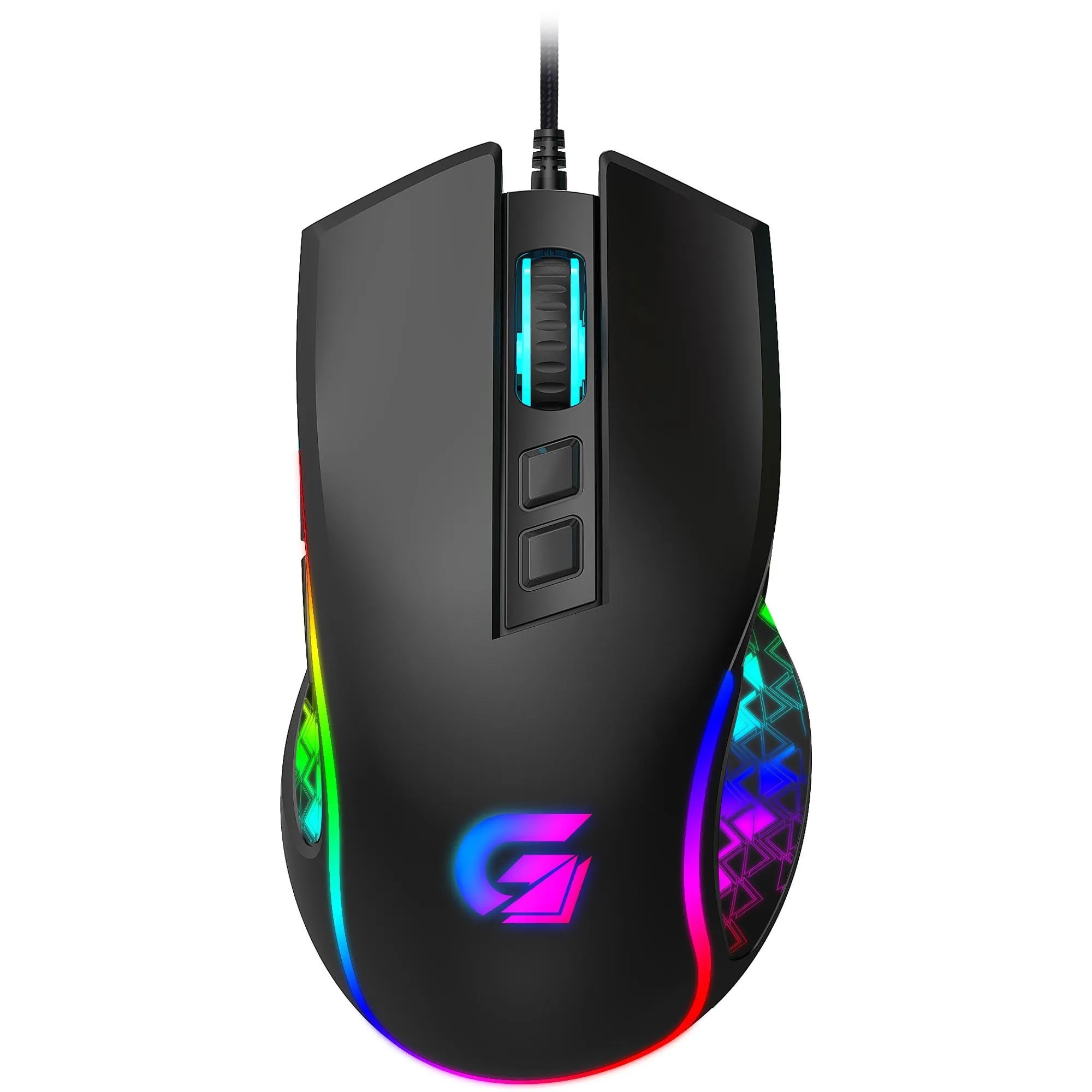 Mouse Gamer USB 8000DPI RGB Vickers Preto Fortrek